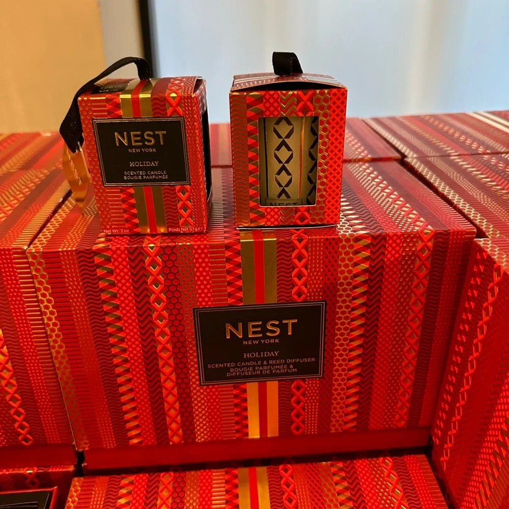 Nest Holiday, Christmas votive Candle set